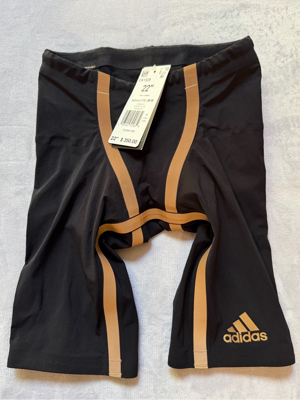 Adidas Adizero FS JM M Tech Suit Swimwear Race Jammers Men Size 22 New w Tags